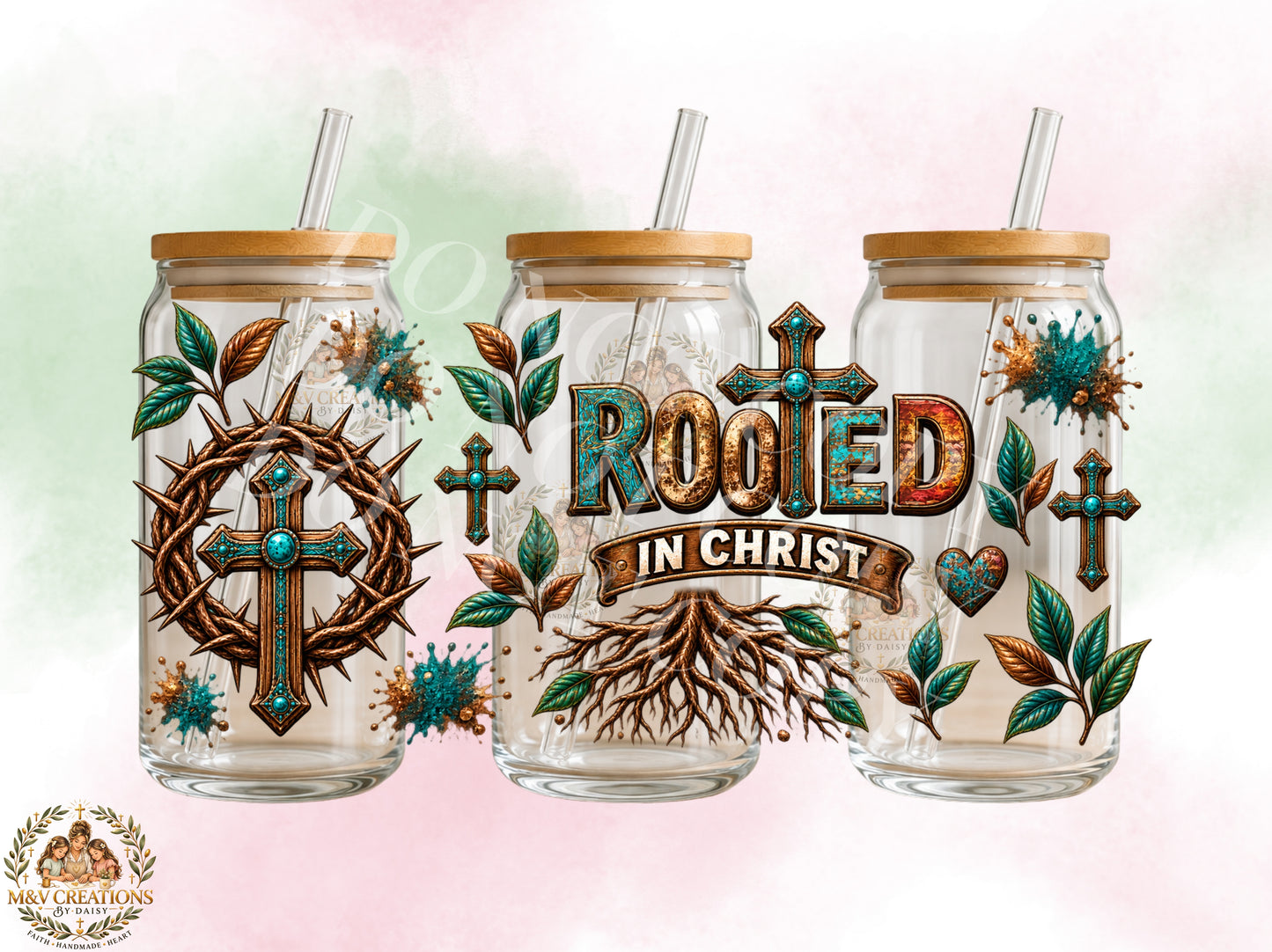 ROOTED IN CHRIST UVDTF CUP WRAP