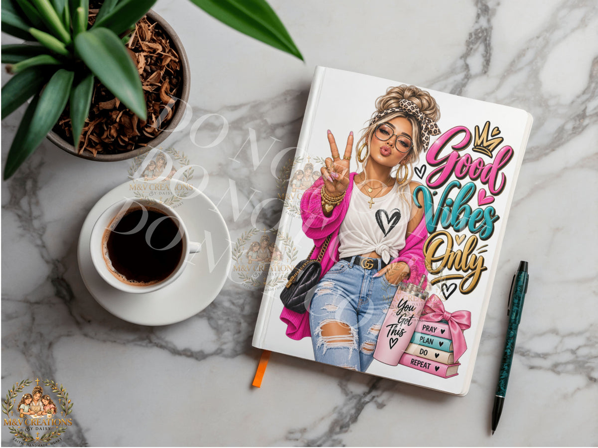 Good Vibes Only Journal Decal