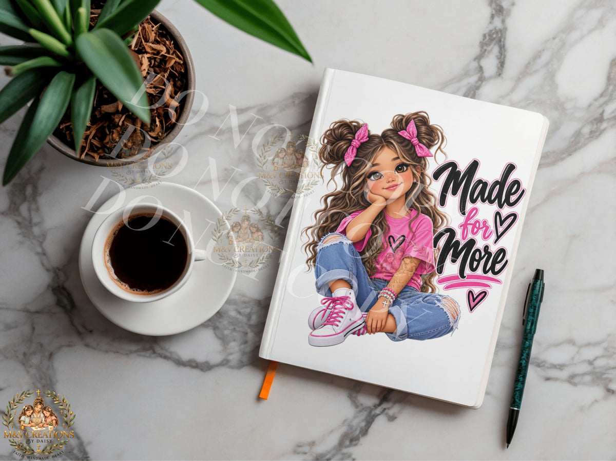 MADE FOR MORE KIDS Journal Decal