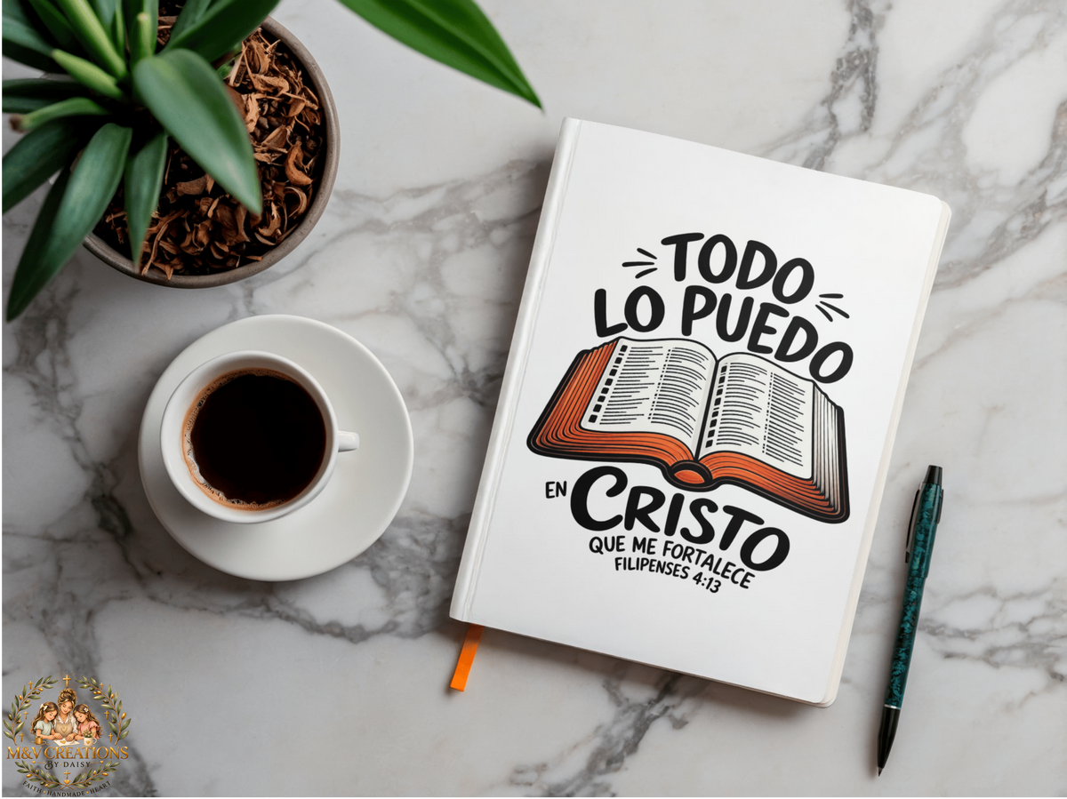 Todo Lo Puedo en Cristo Journal Decal
