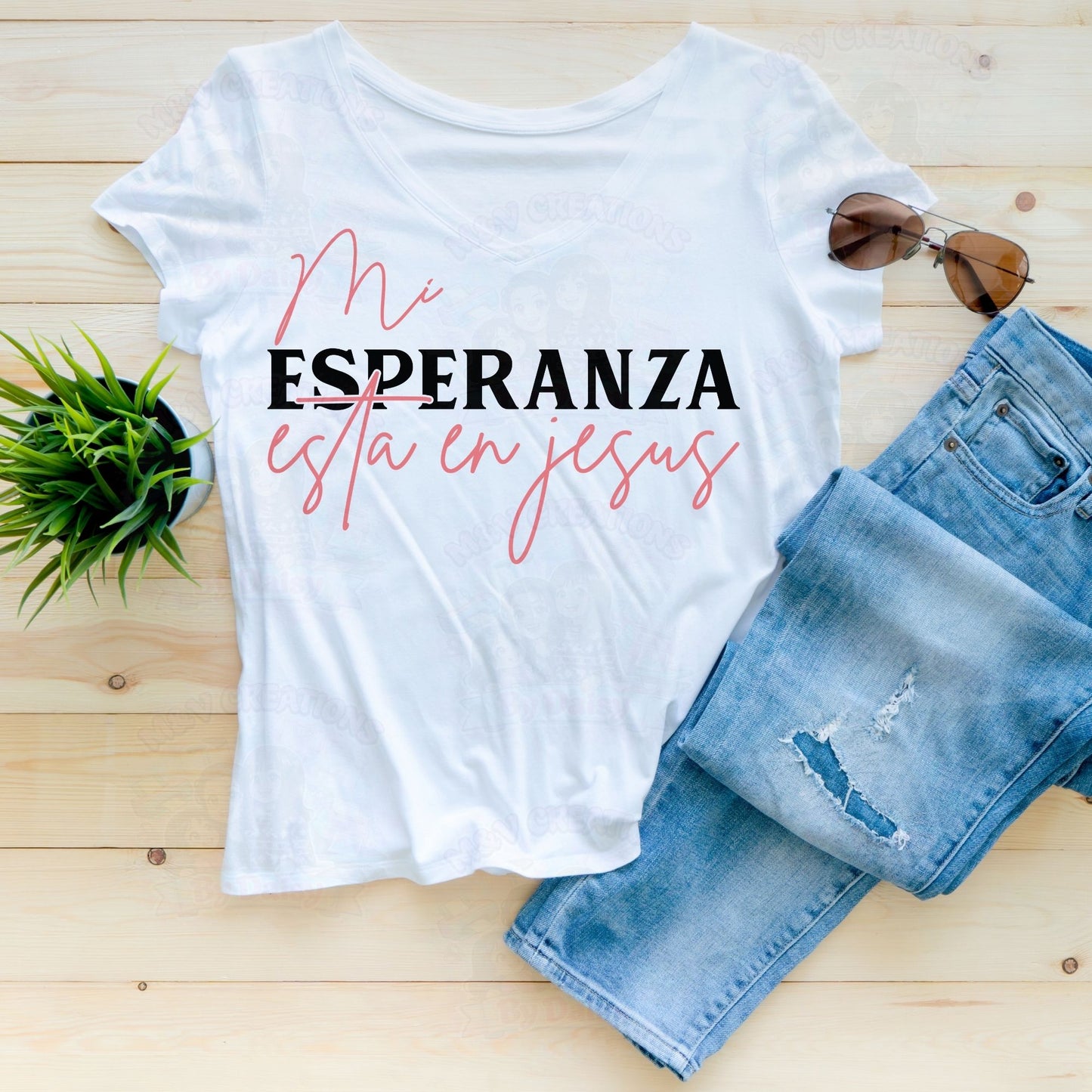 Mi Esperanza esta en Jesus DTF Transfer