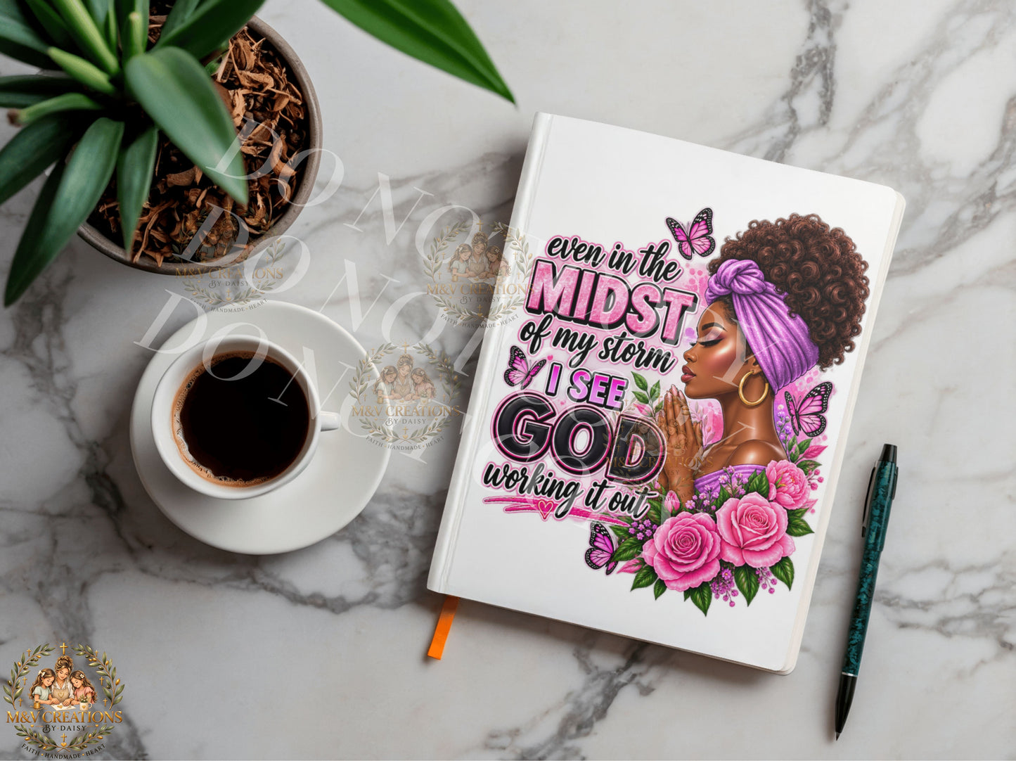 Even in the midst of my storm Journal Decal