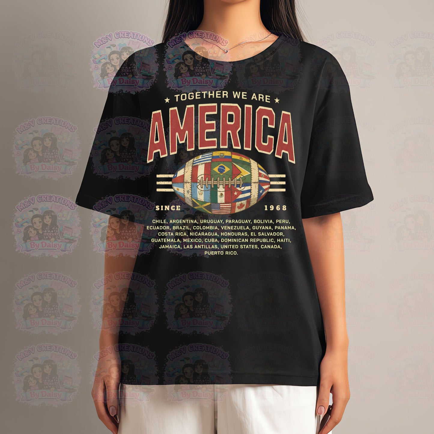 Together we are America since 1968 DTF Transfer