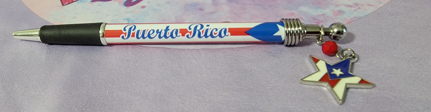 Puerto Rico pens w/Charm