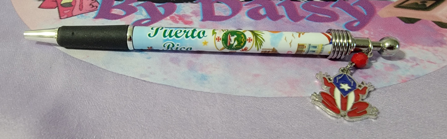 Puerto Rico pens w/Charm