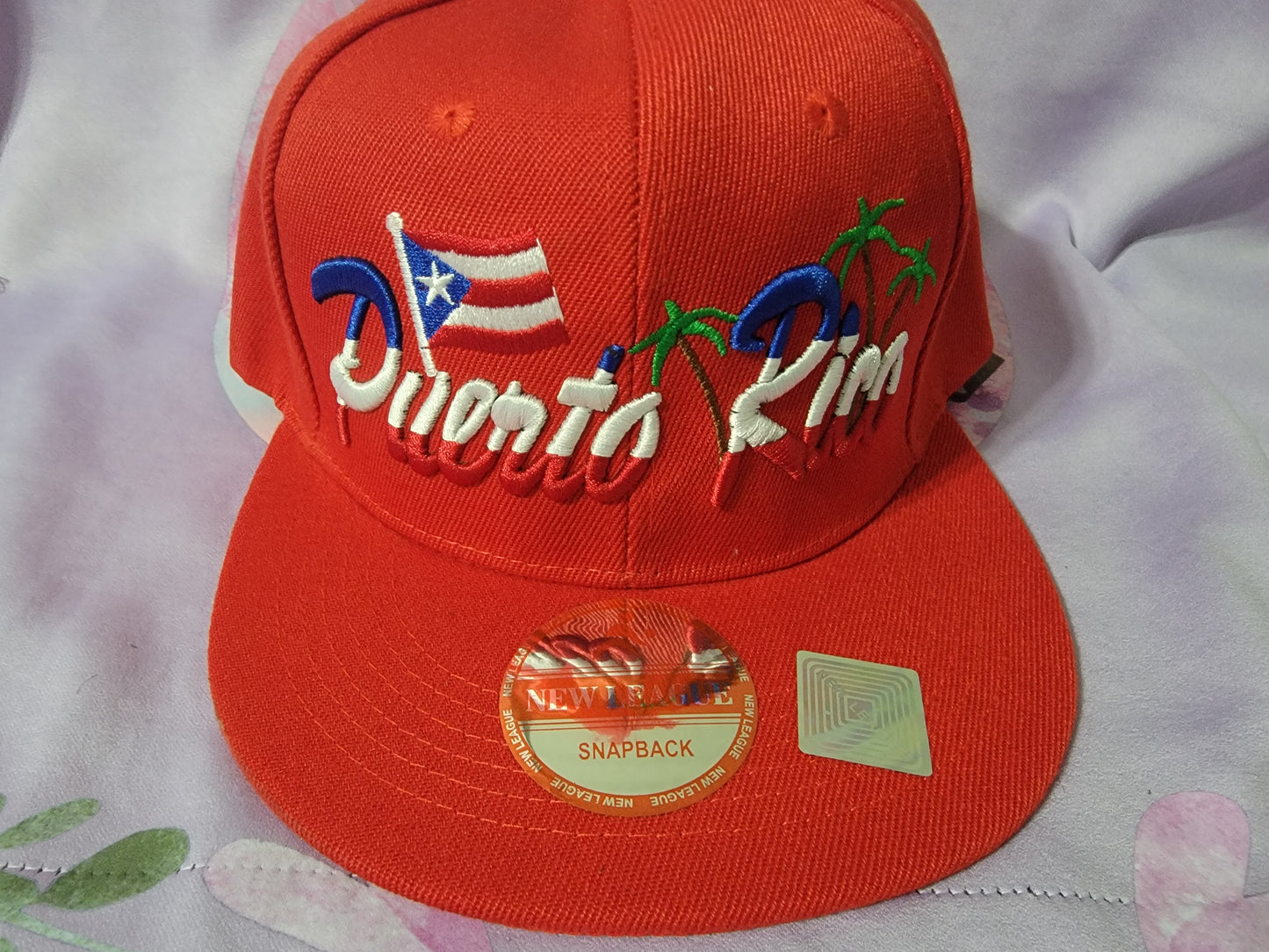 Puerto Rico Embroidered Caps