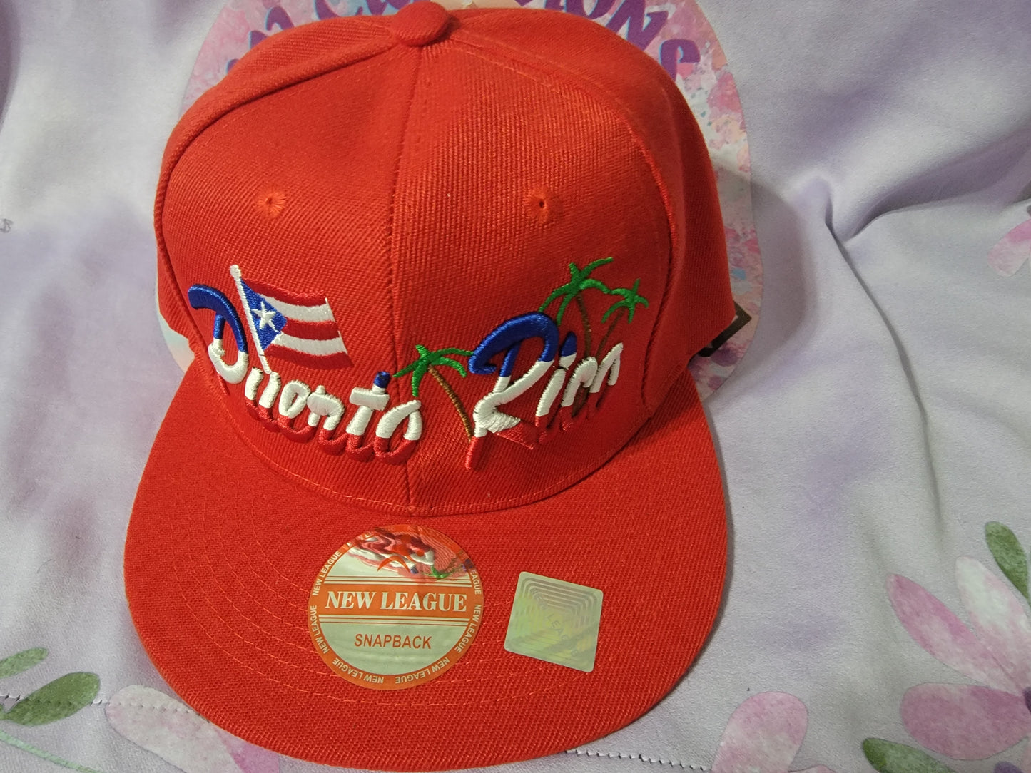 Puerto Rico Embroidered Caps