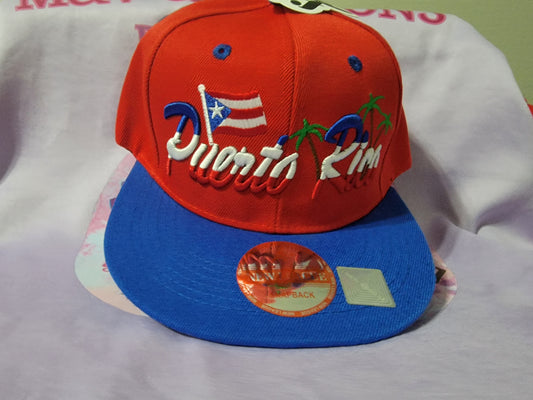 Puerto Rico Embroidered Caps
