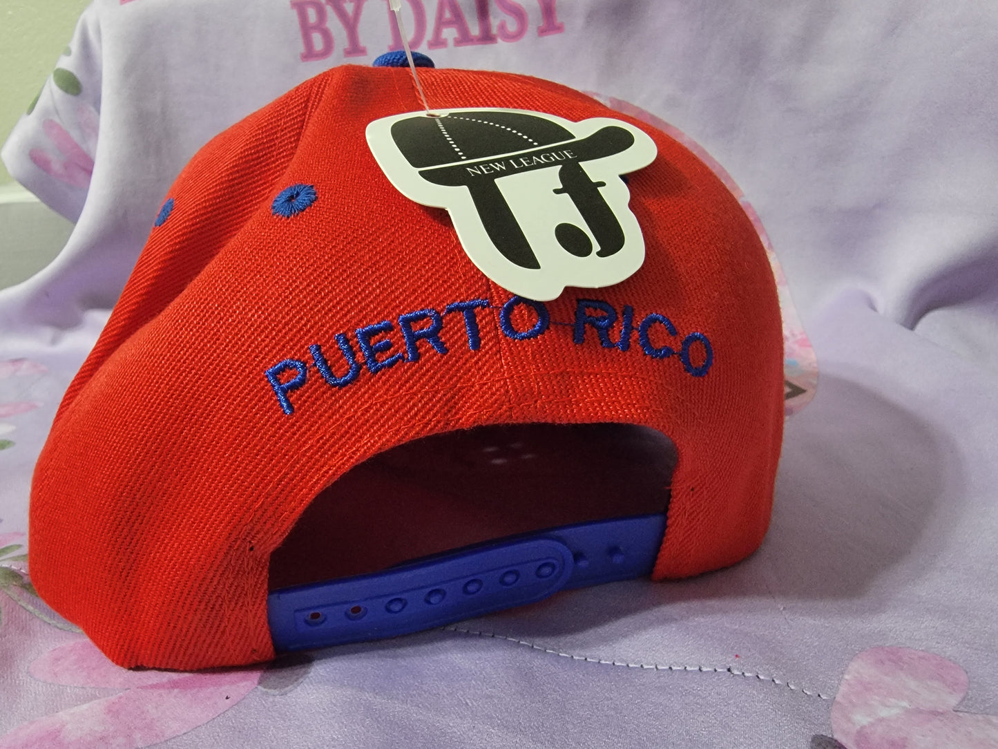 Puerto Rico Embroidered Caps