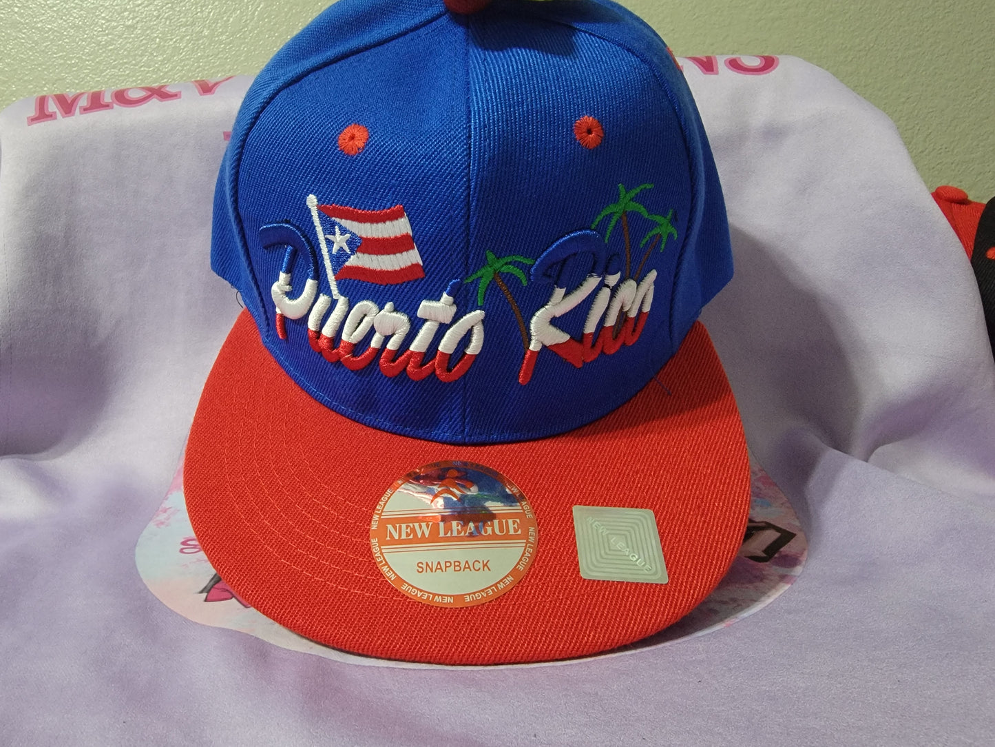 Puerto Rico Embroidered Caps