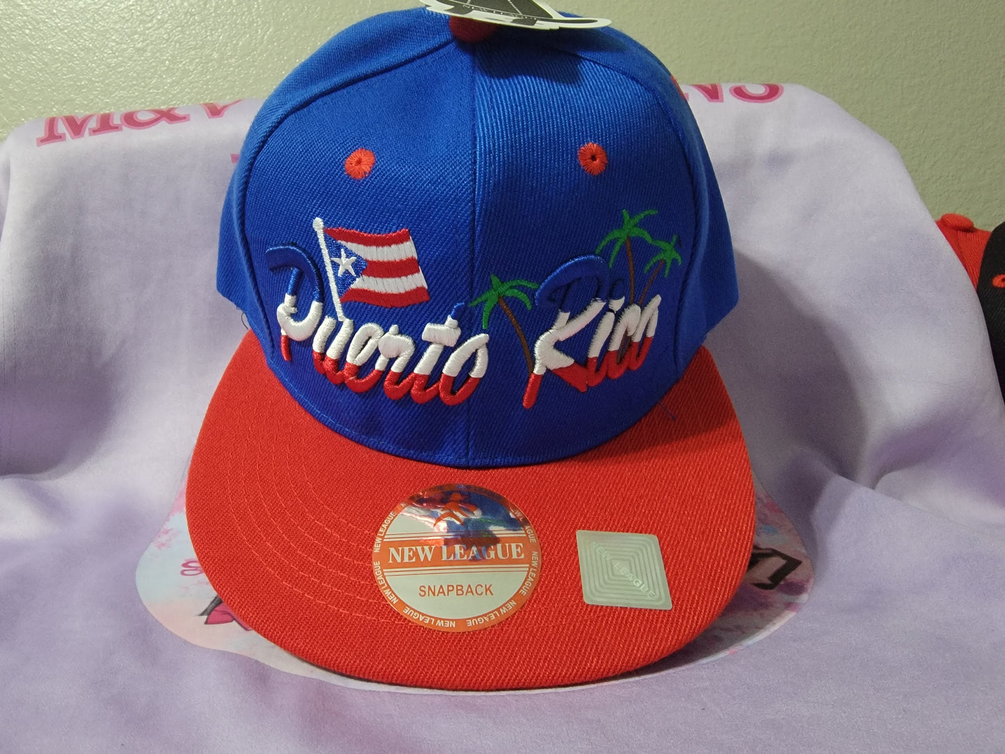 Puerto Rico Embroidered Caps