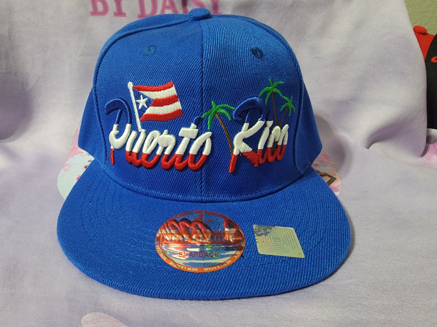 Puerto Rico Embroidered Caps