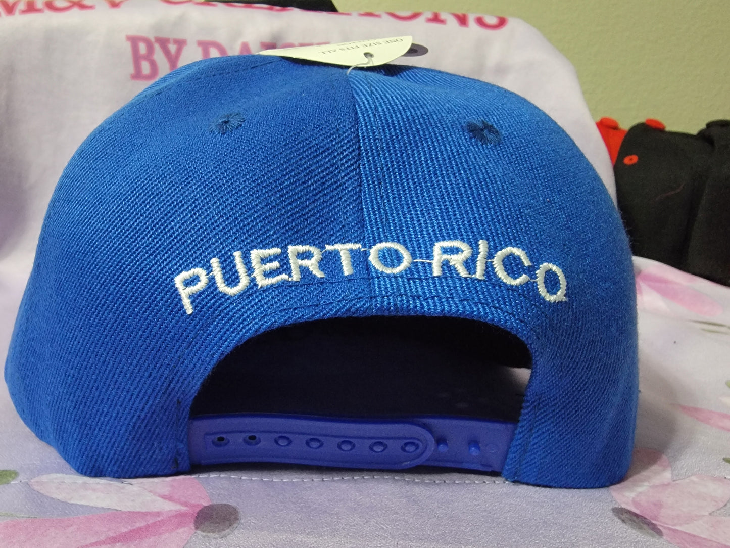 Puerto Rico Embroidered Caps