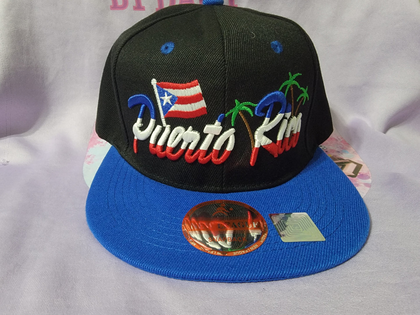 Puerto Rico Embroidered Caps