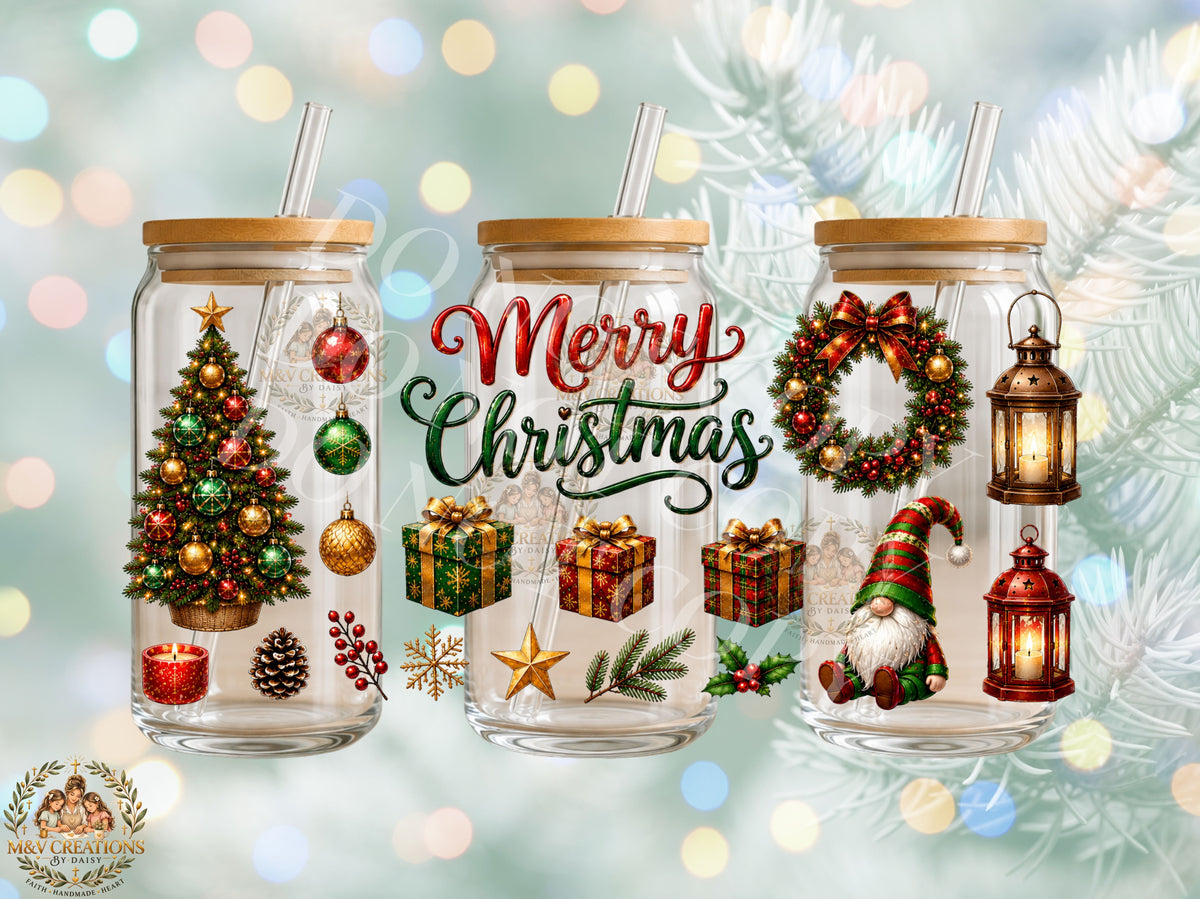 #204 Christmas UVDTF CUP WRAP