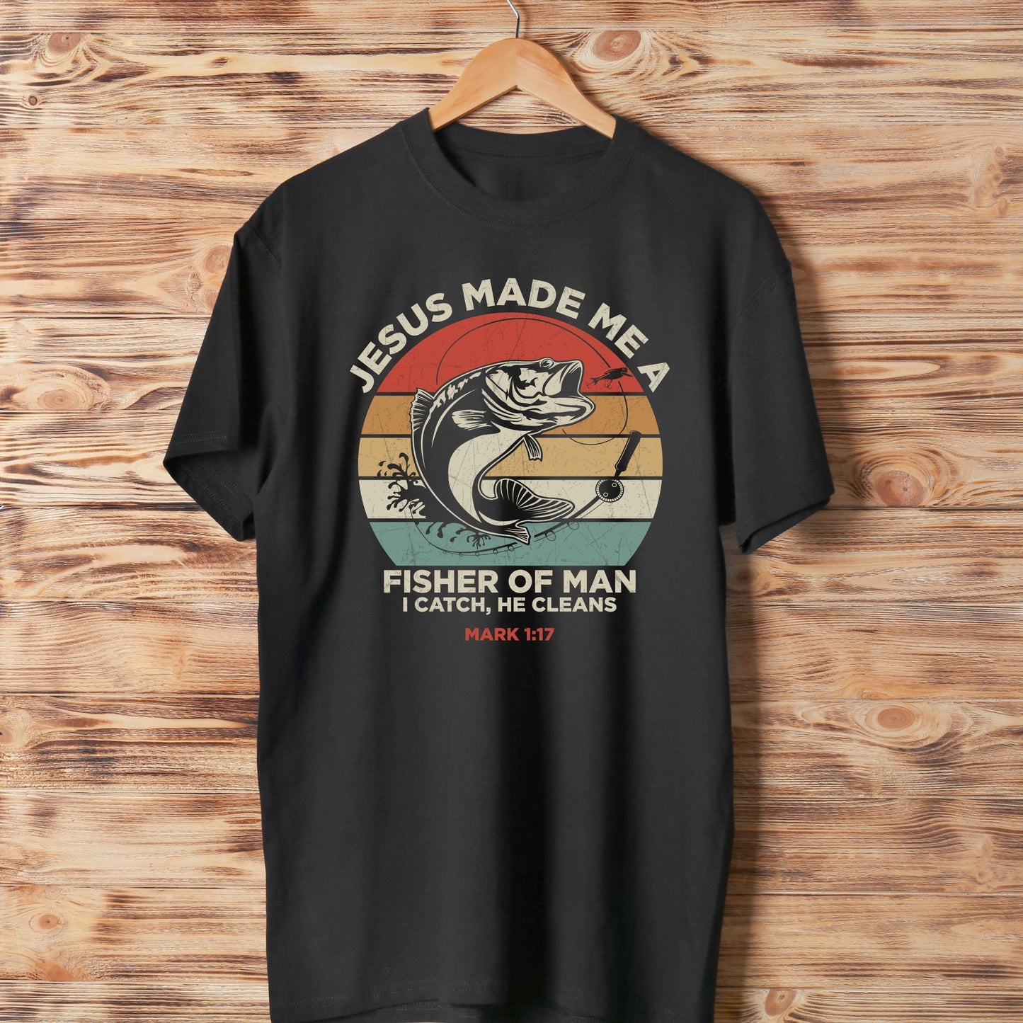 Jesus Made Me a Fisher of Men DTF Transfer ONLY