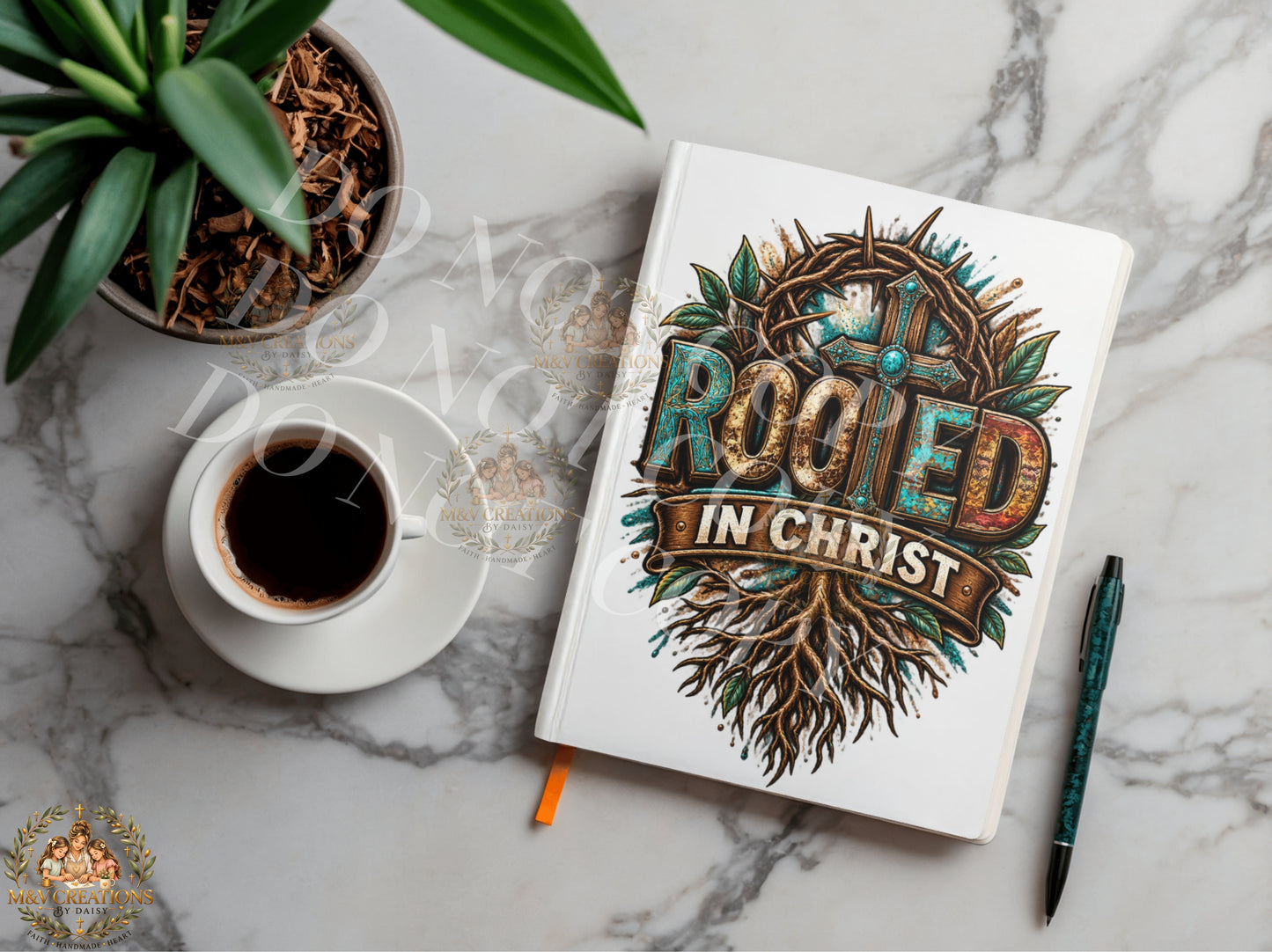 ROOTED IN CHRIST Journal Decal