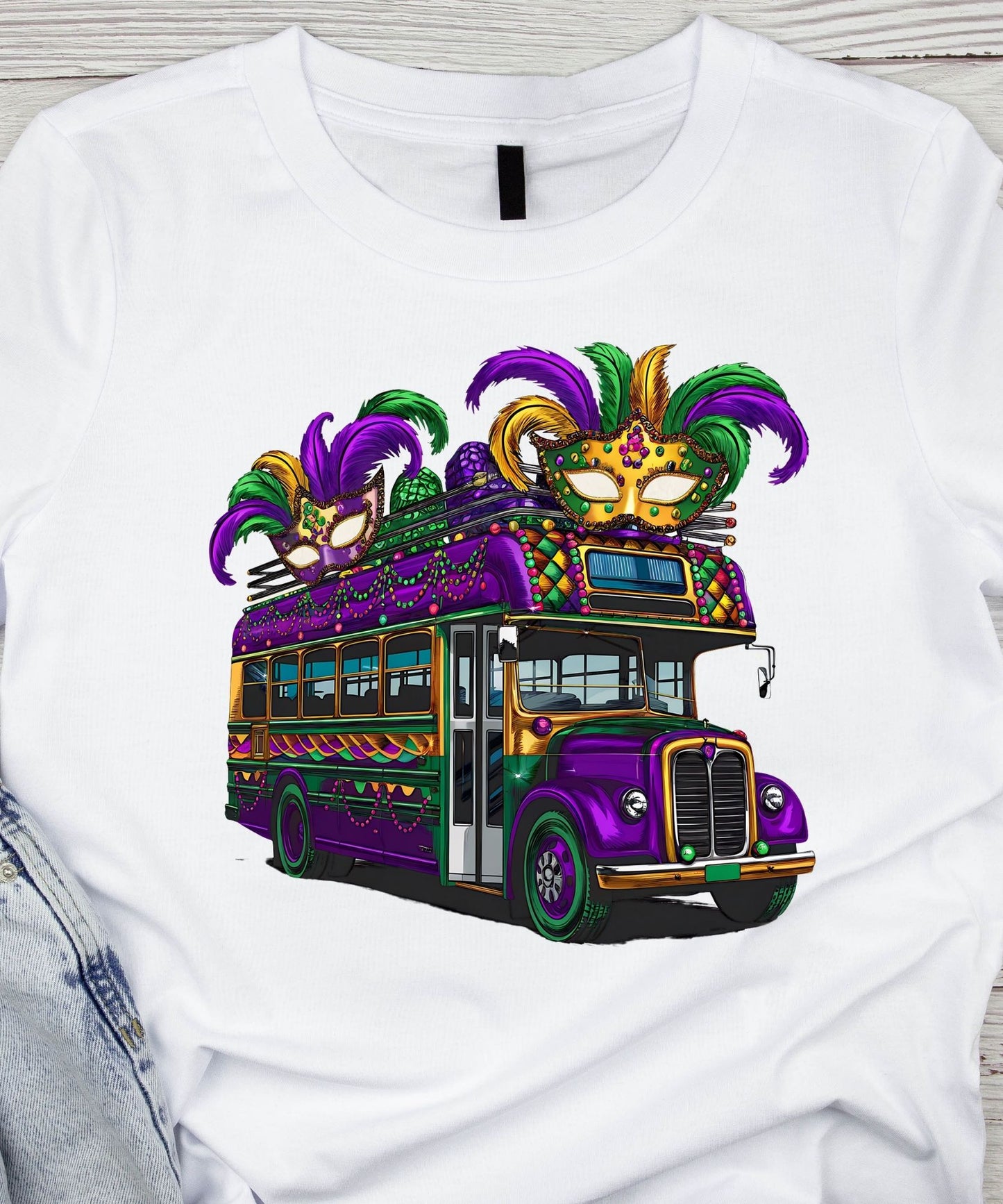 #245 The Mardi Bus DTF TRANSFER