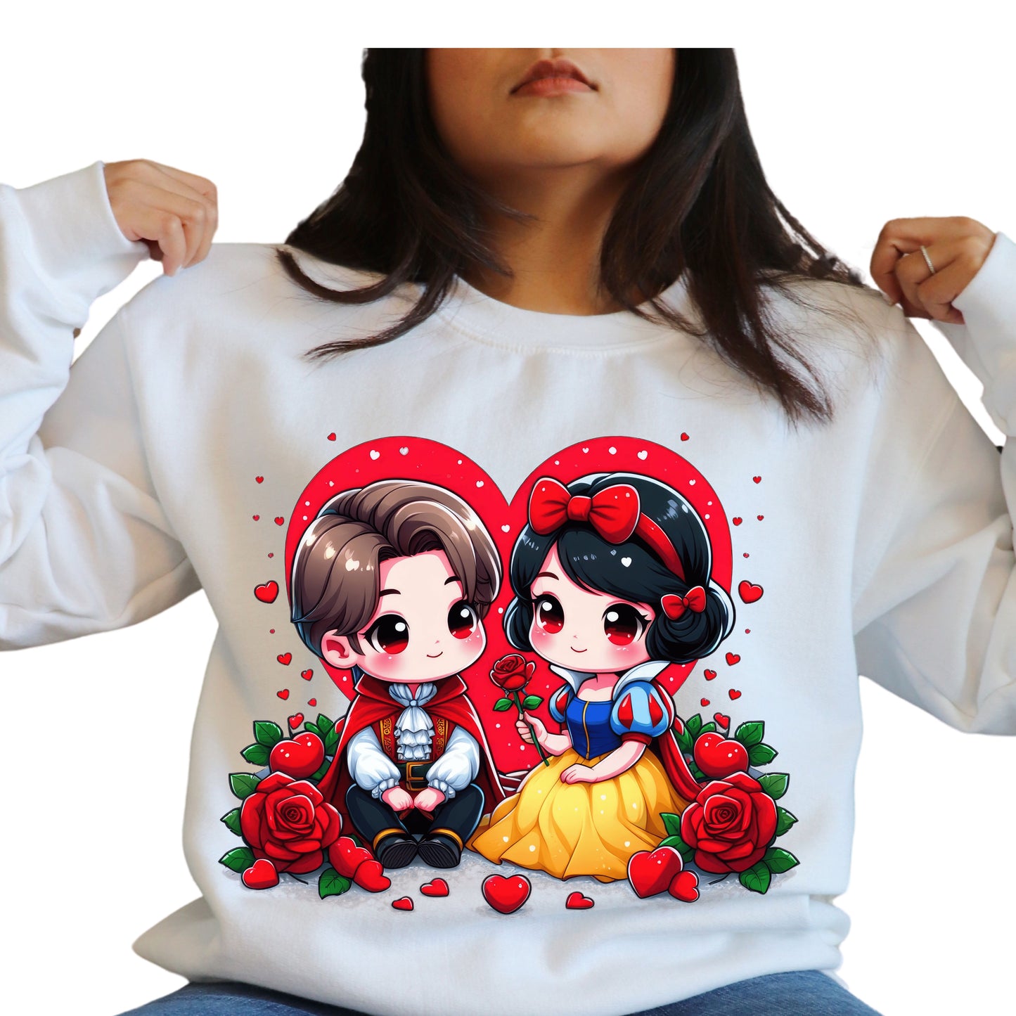 Princess & Prince Couples Valentine DTF TRANSFER
