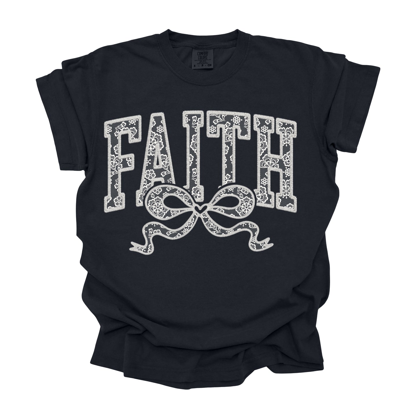 #318 FAITH Lace DTF Transfer