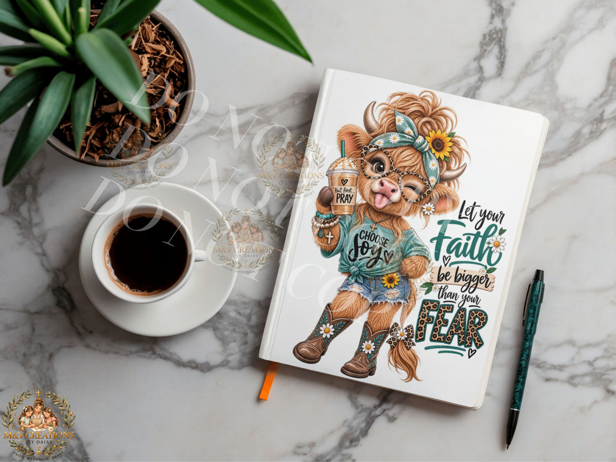 LET YOUR FAITH BE BIGGER THAN YOUR FEAR Journal Decal