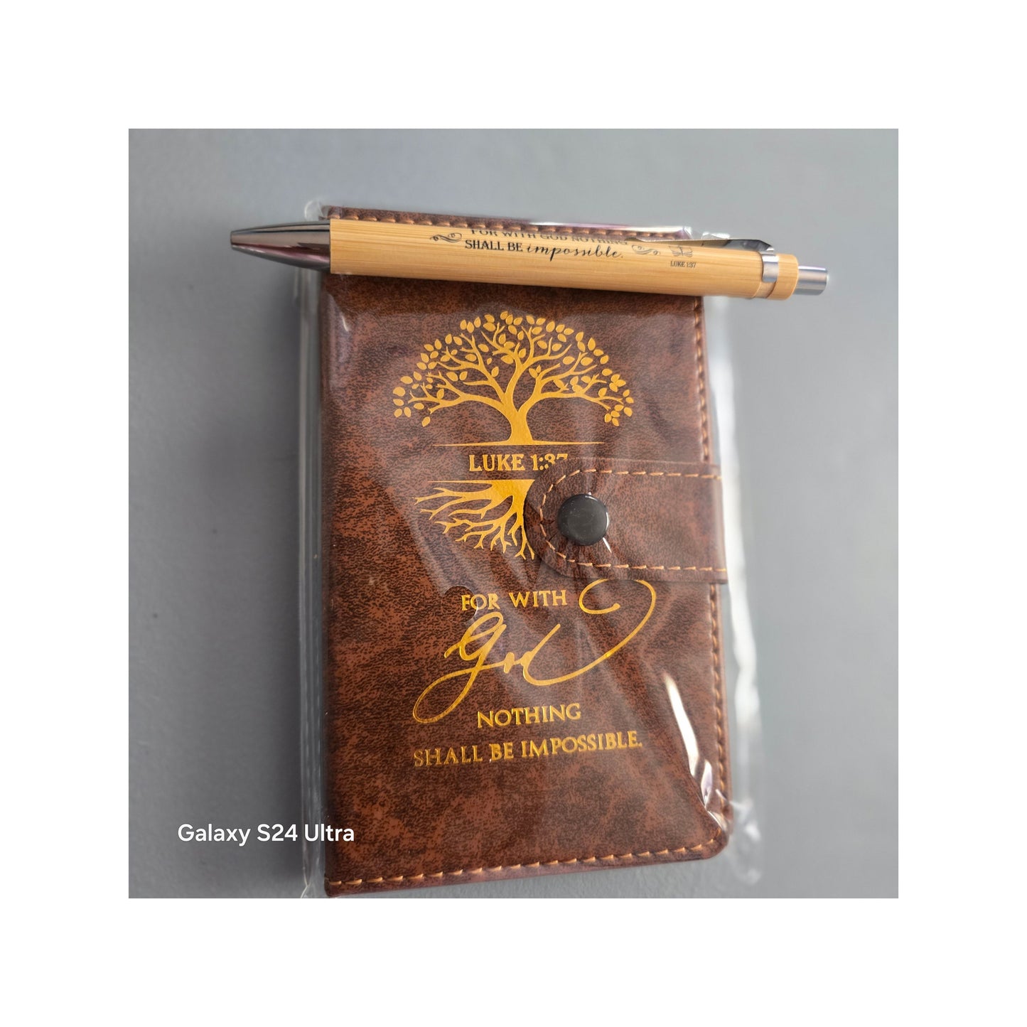 Spiritual Scripture Journal with Matching Pen