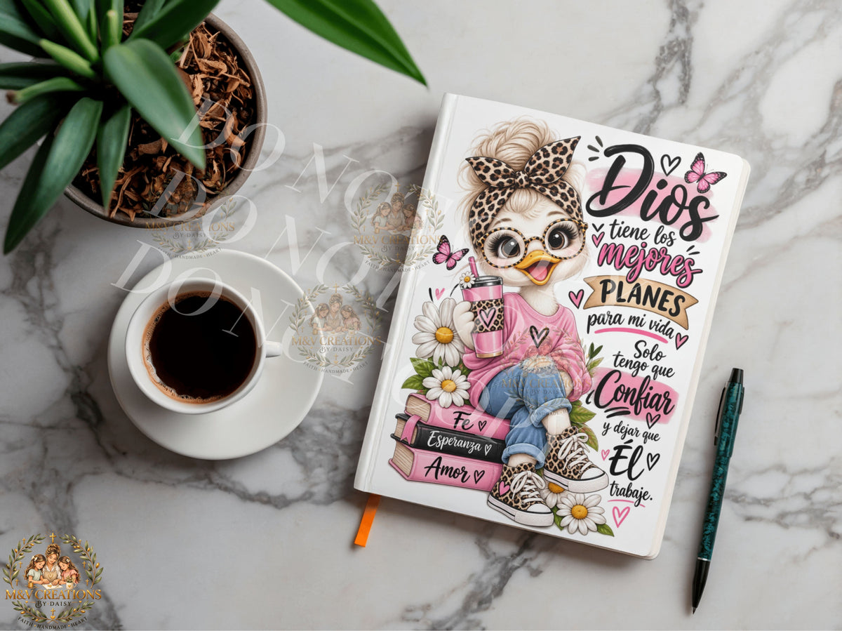 DIOS TIENE LOS MEJORES PLANES Journal Decal
