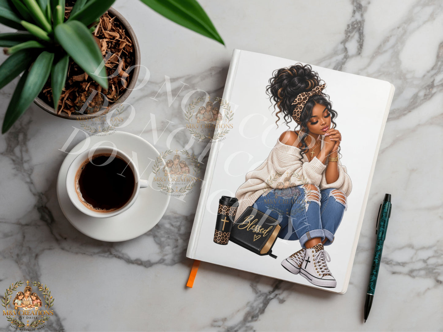 ALWAYS PRAYING Journal Decal
