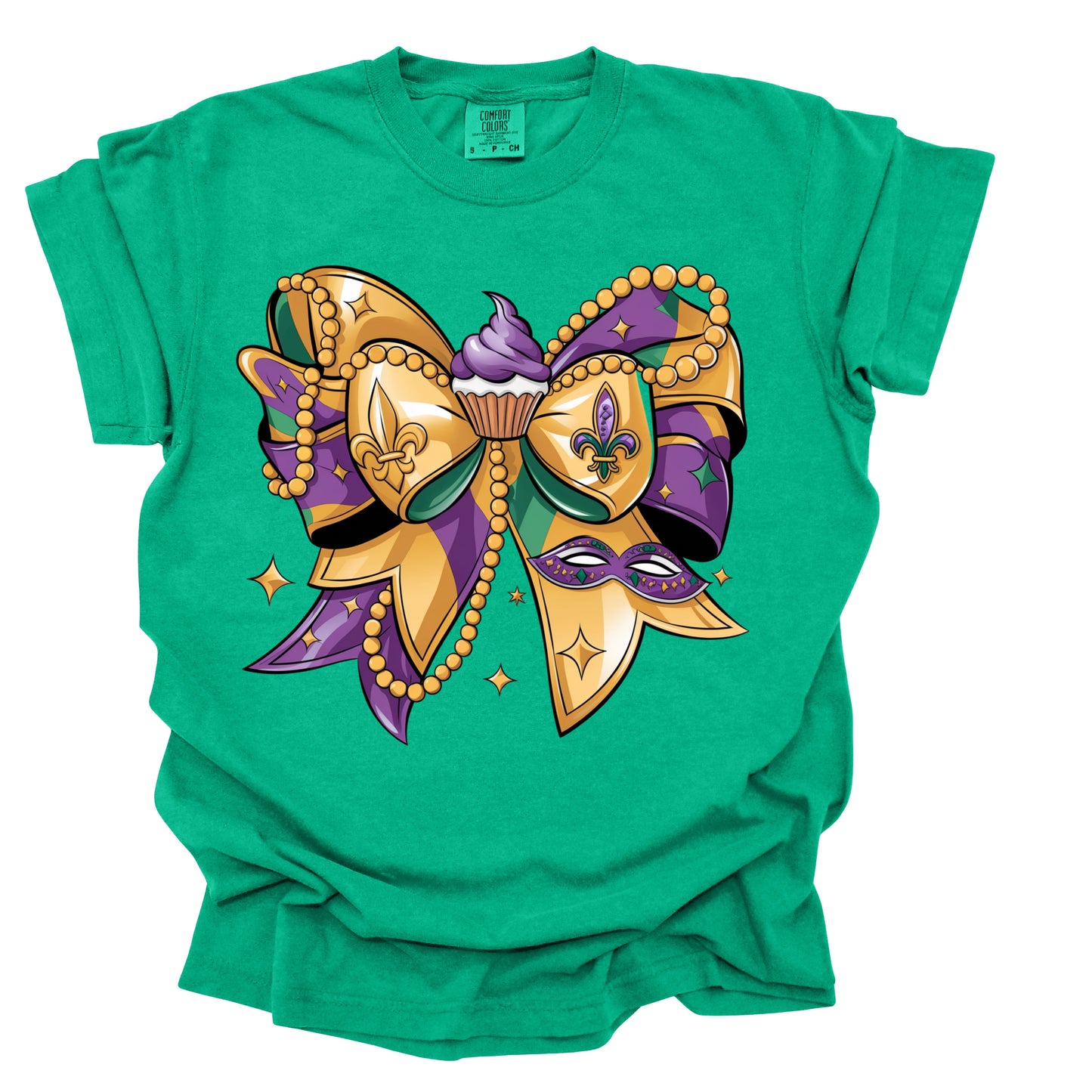 Mardi-Gras-Coquette-Bow DTF TRANSFER