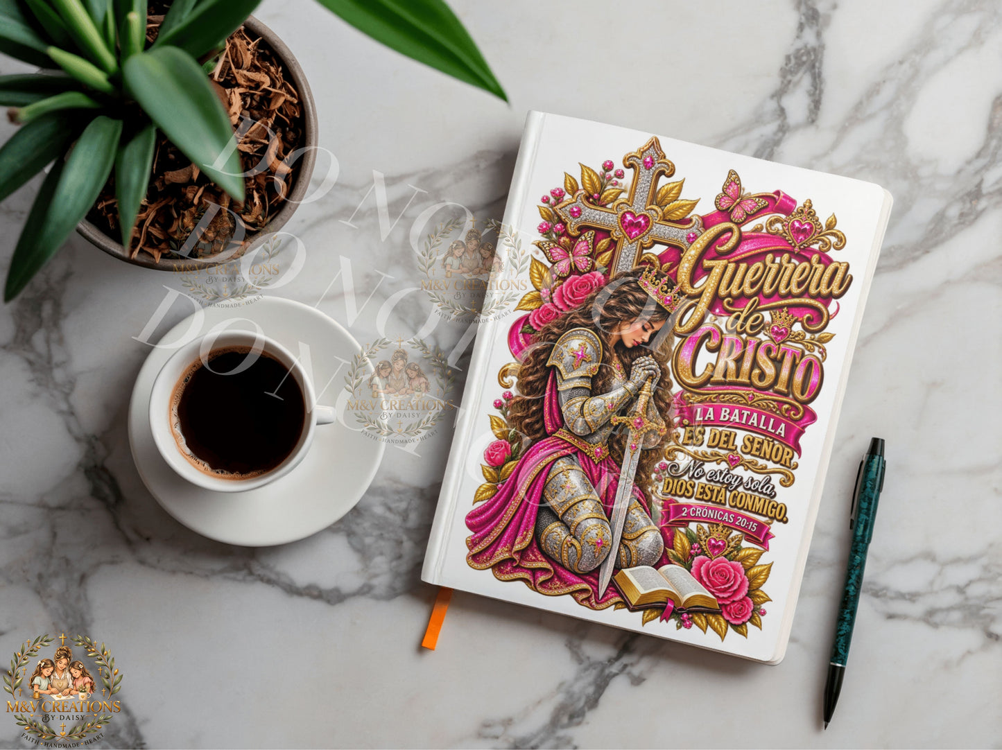 GUERRERA DE CRISTO LA BATALLA DEL SENOR Journal Decal