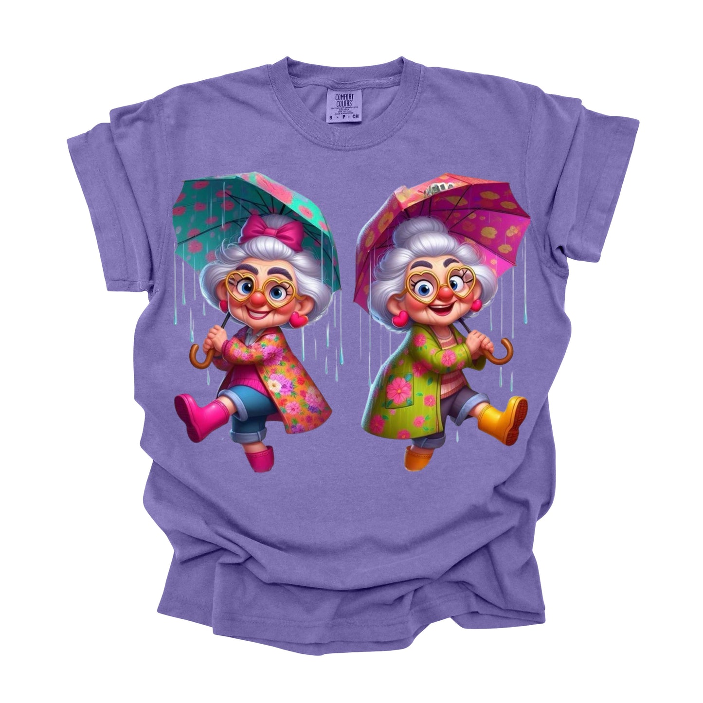 Dancing In the Rain Granny Buddies (DTF Transfer )