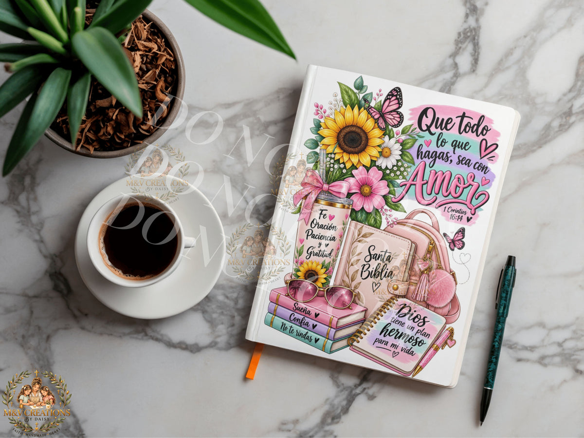 QUE TODO LO QUE HAGAS SEA CON AMOR Journal Decal