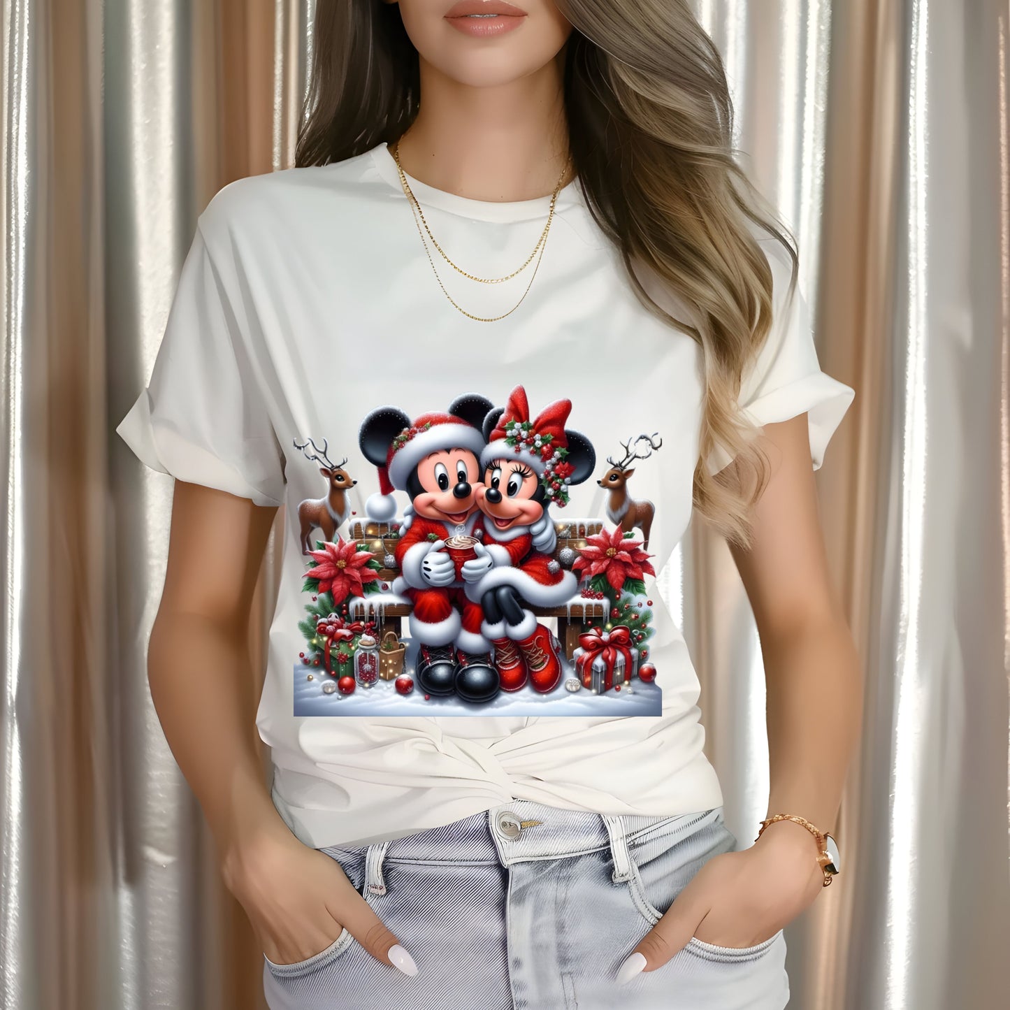 Mickey Minnie Couple DTF Transfer ONLY