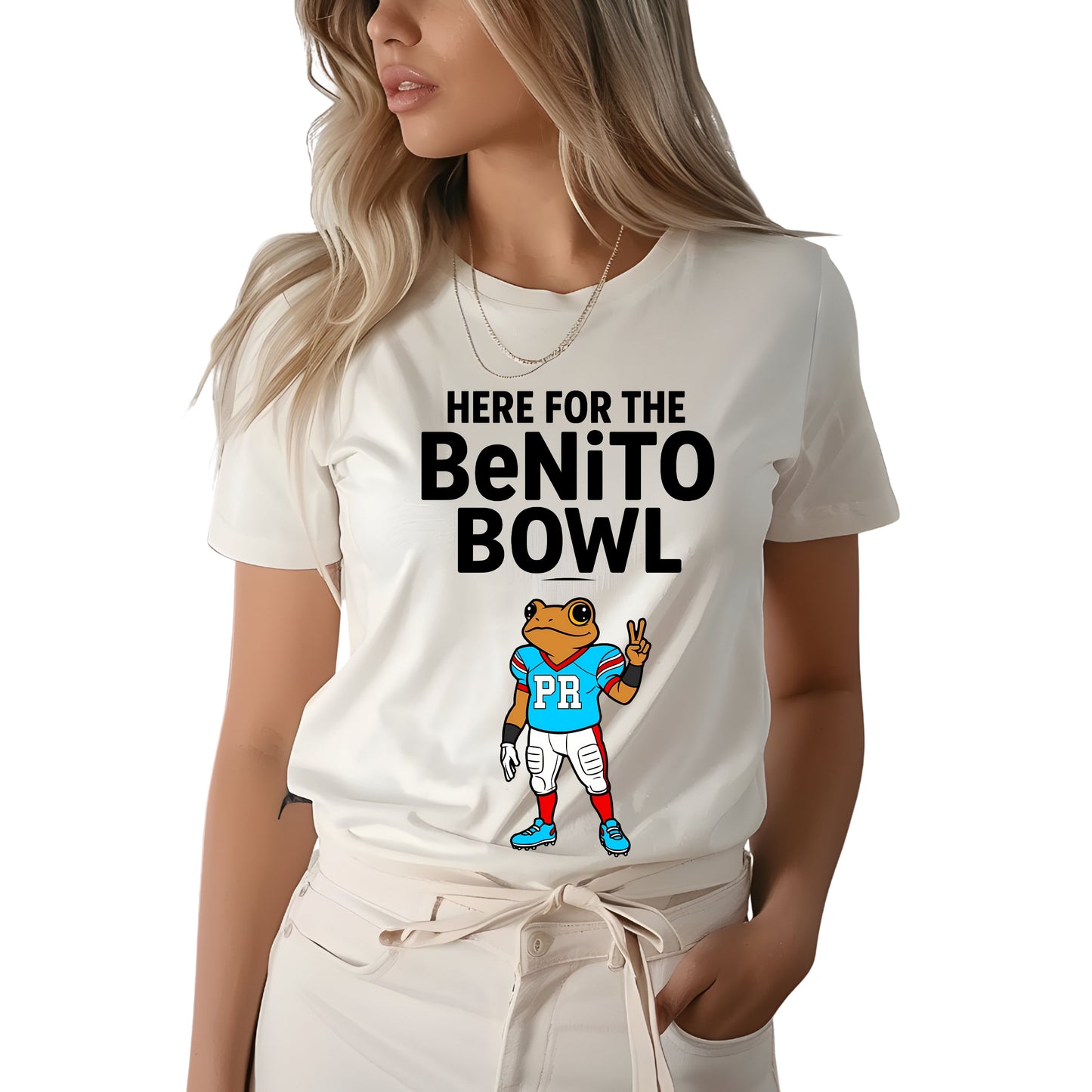 Here For the Benito Bowl Concho Player T-shirt