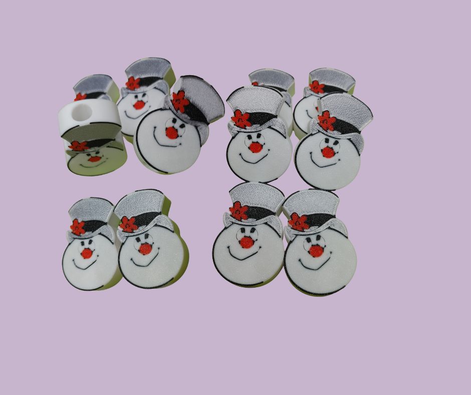 Frosty the Snowman 3D Straw topper