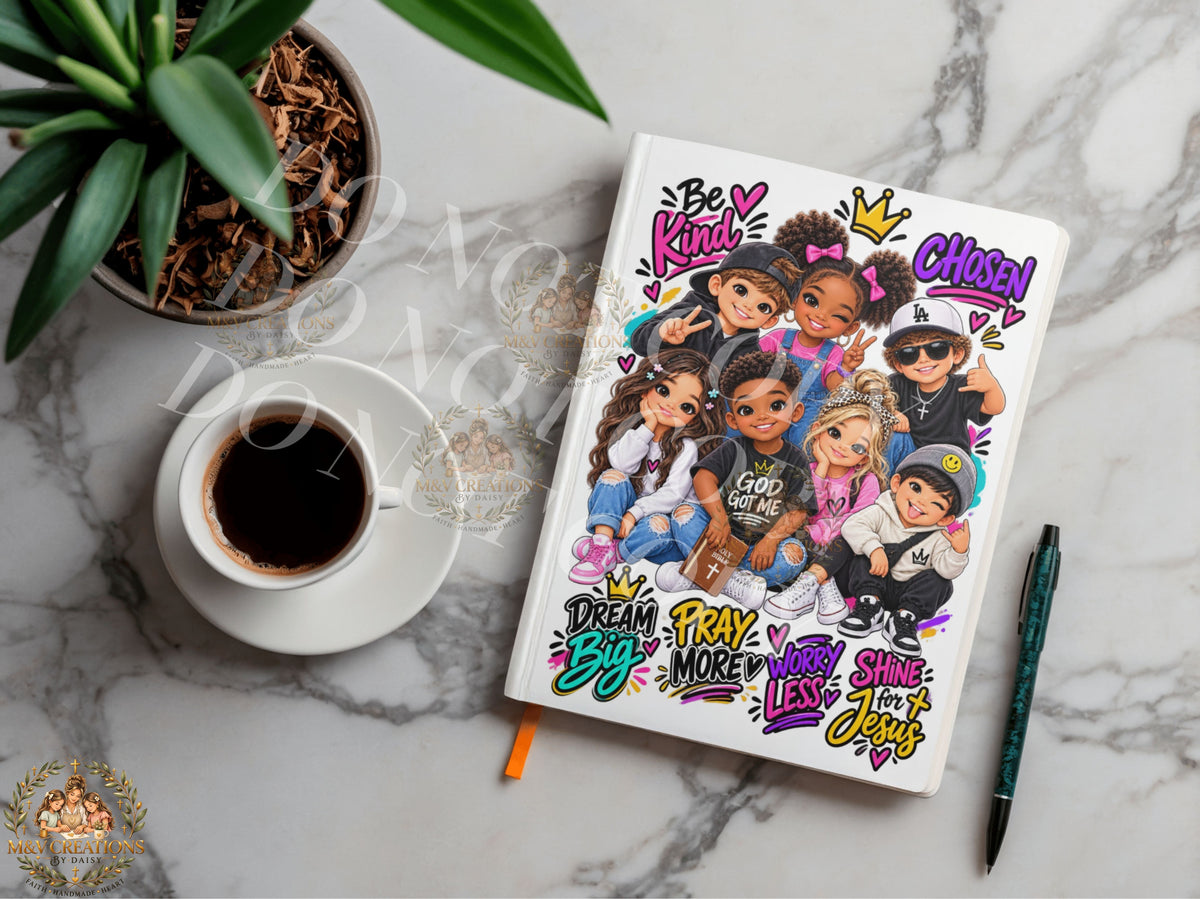 BE KIND CHOSEN KIDS Journal Decal