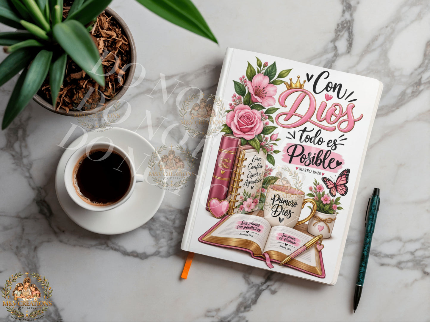 CON DIOS TODO ES POSSIBLE Journal Decal