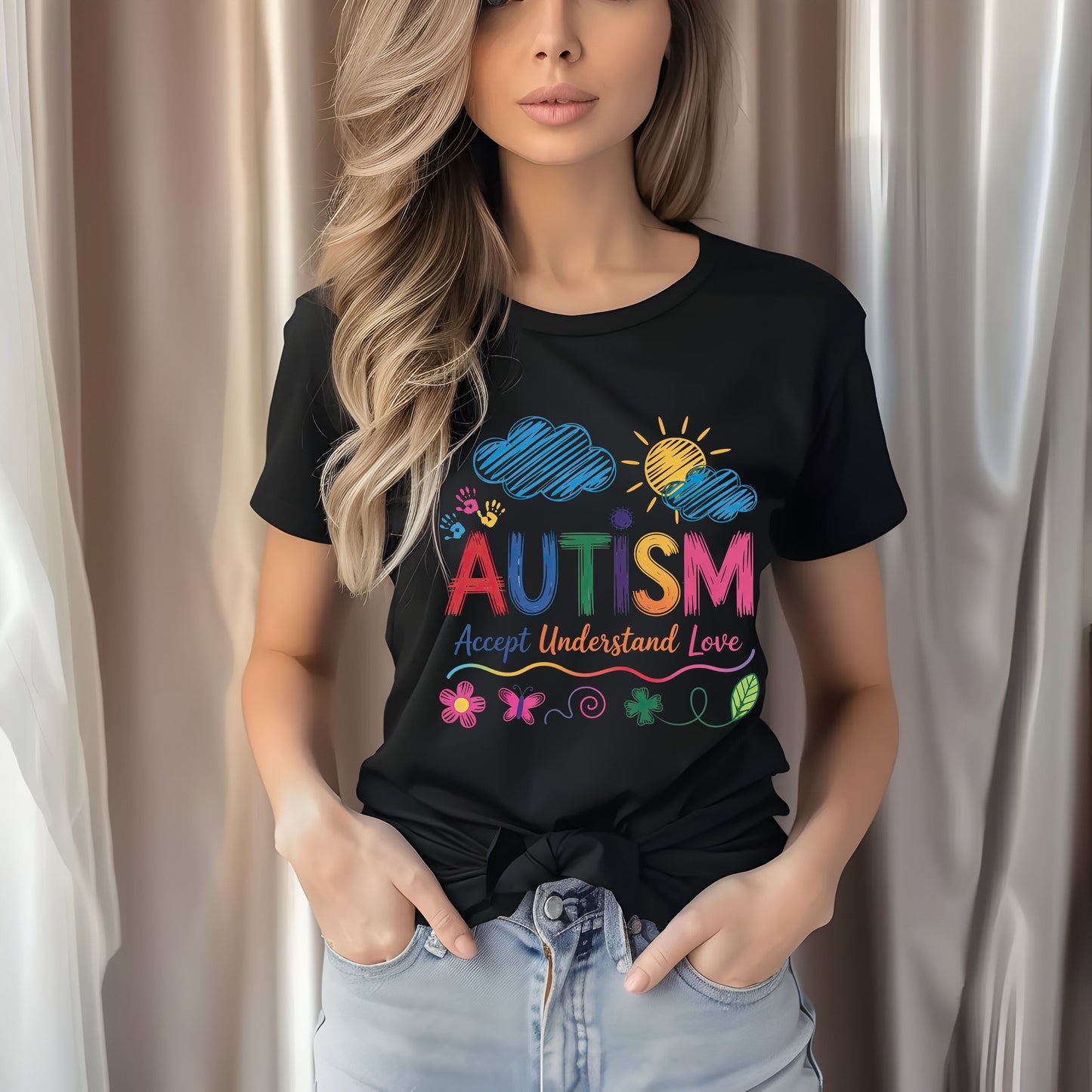 Autism Accept Understand Love DTF Transfer ONLY