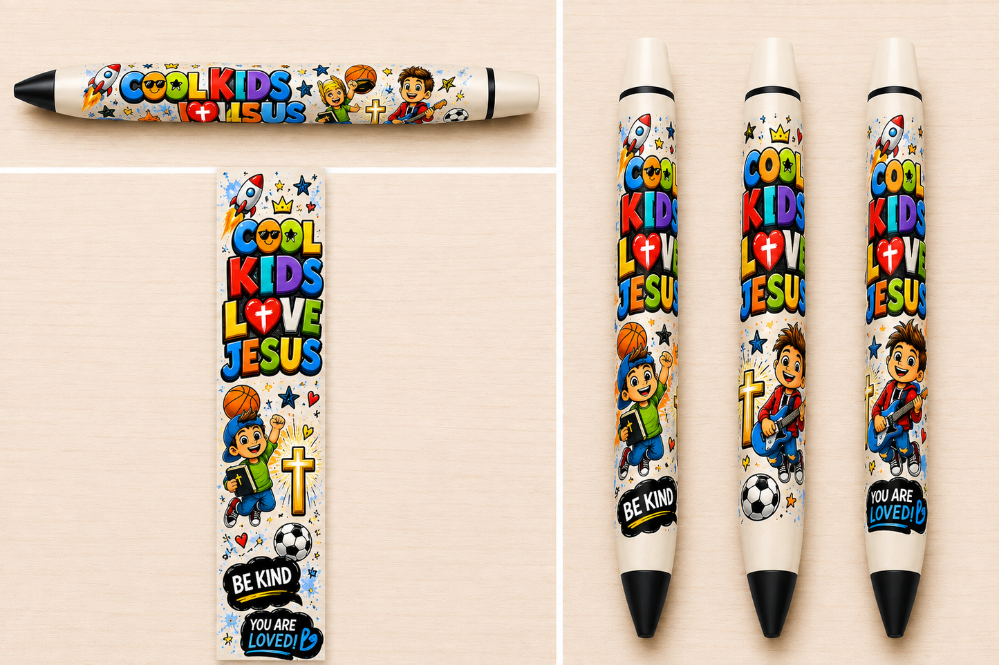 COOL KIDS LOVE JESUS UV PEN WRAP