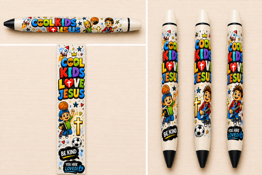 COOL KIDS LOVE JESUS UV PEN WRAP