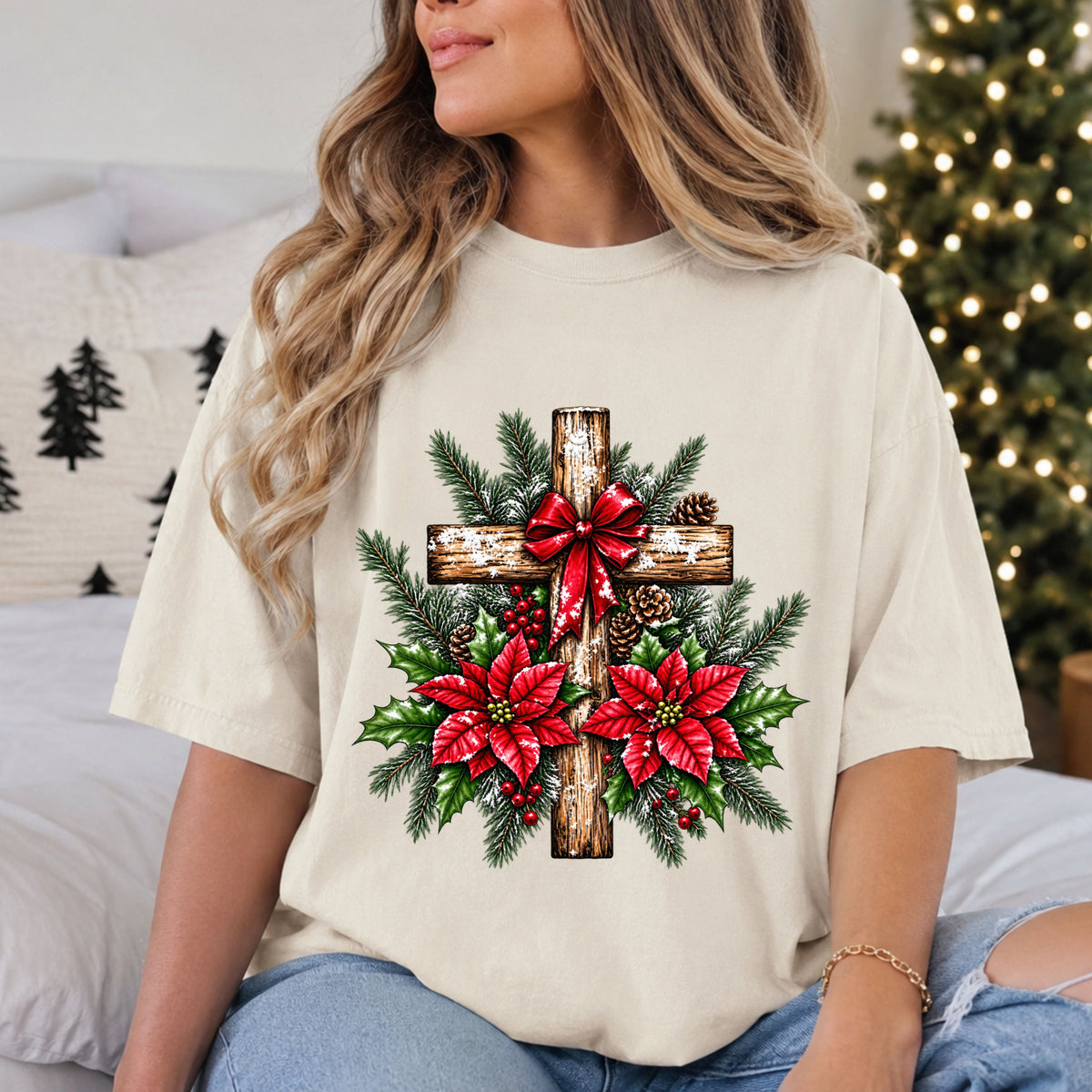 Christmas Wooden Cross