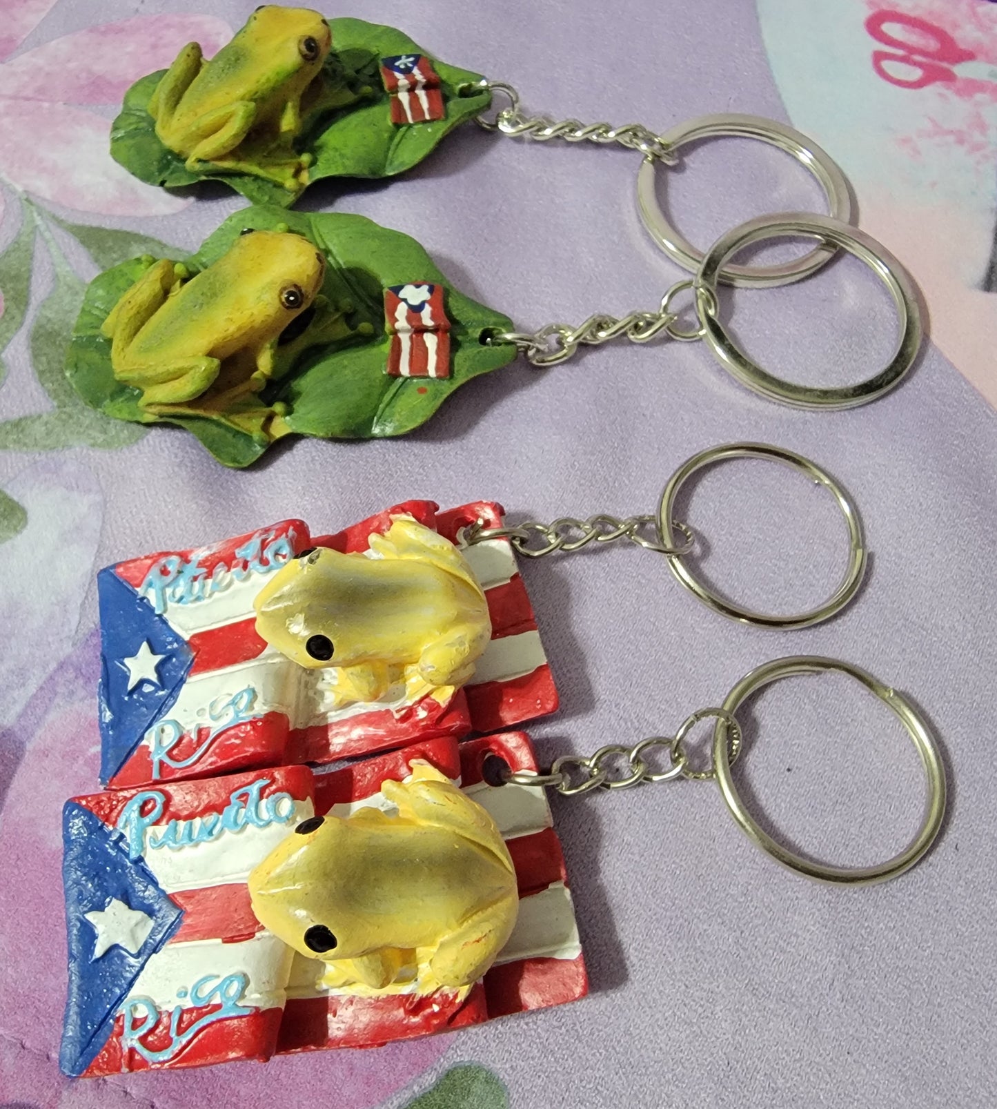 Clay Coqui Coqui Keychain