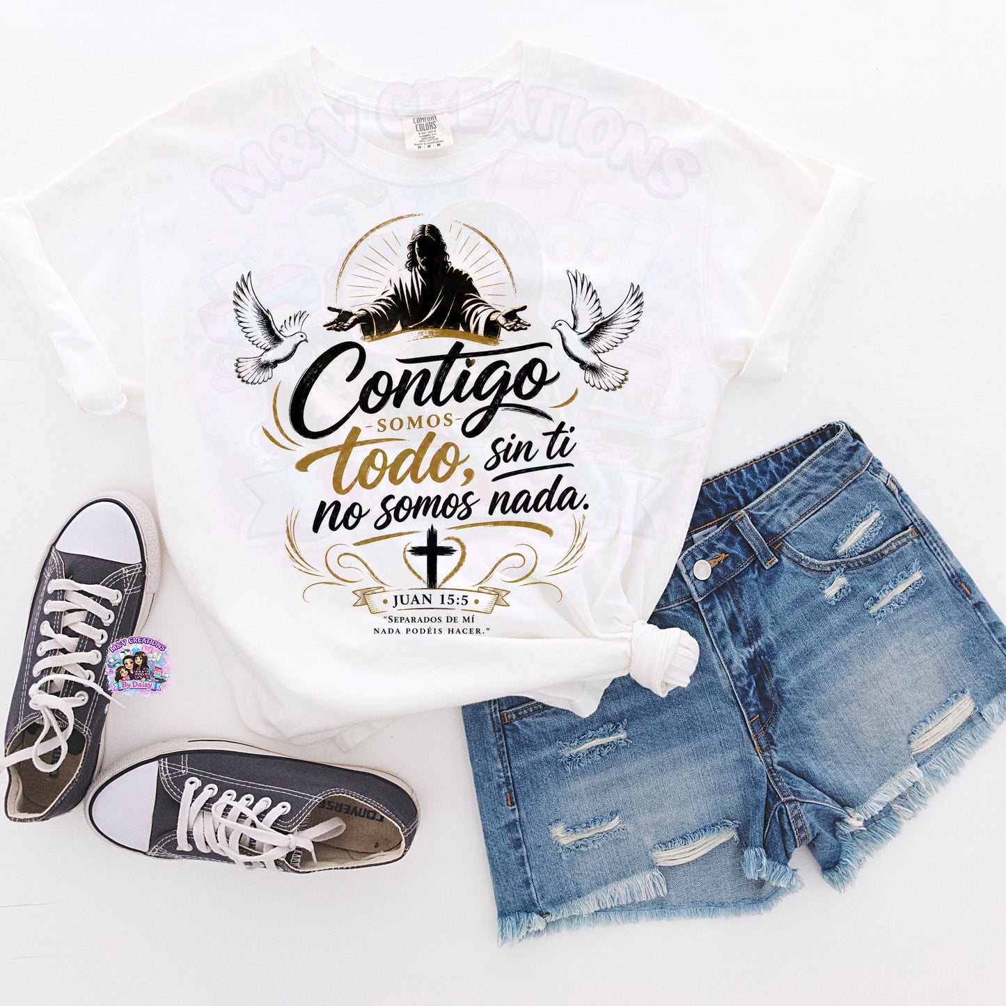 Contigo Todo Sin Ti No Somos Nada T-Shirt