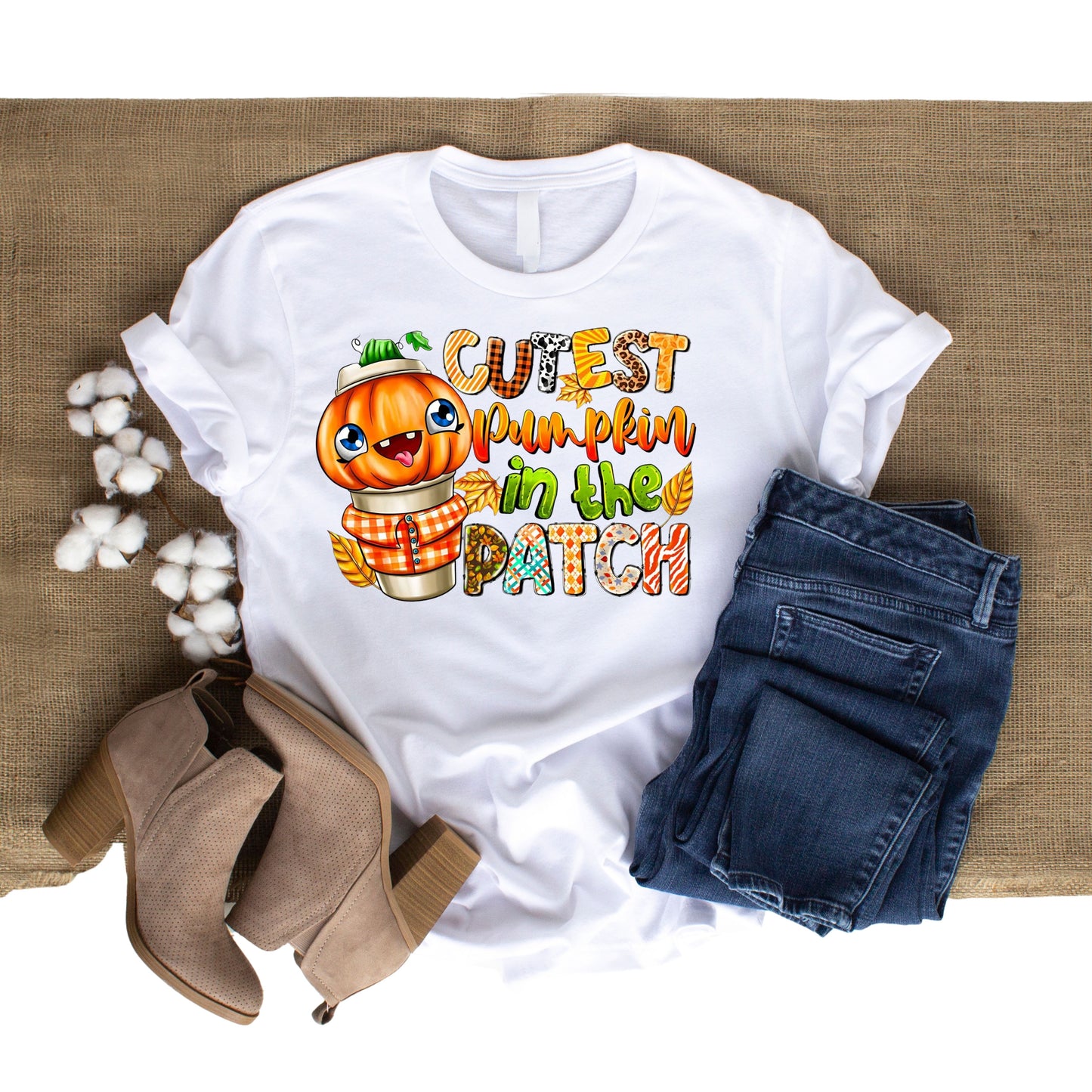 DTF 15 CUTEST PUMPKIN IN THE PATCH (DTF TRANSFER ONLY)
