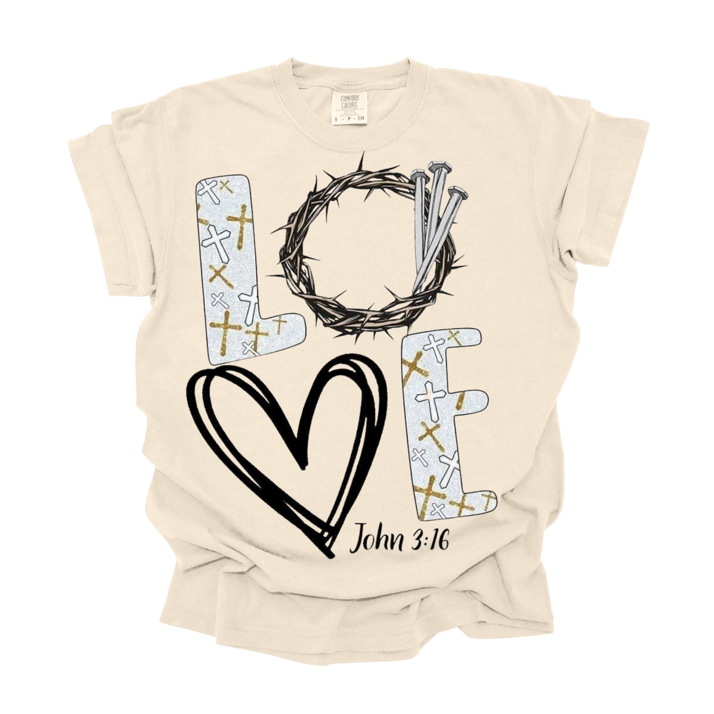 DTF 4 LOVE JOHN 3:16 (DTF TRANSFER ONLY)