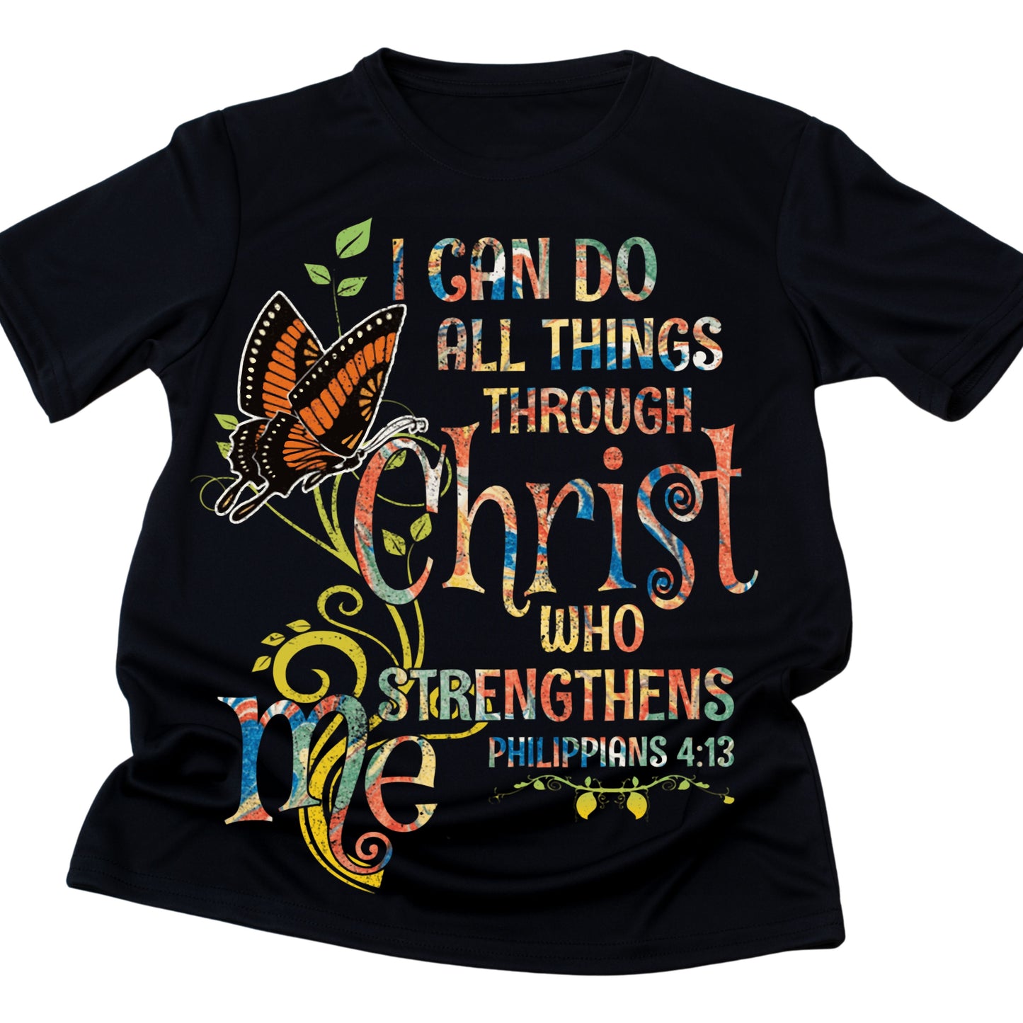 I CAN DO ALL THINGS THROUGH CHRIST BUTTERFLY