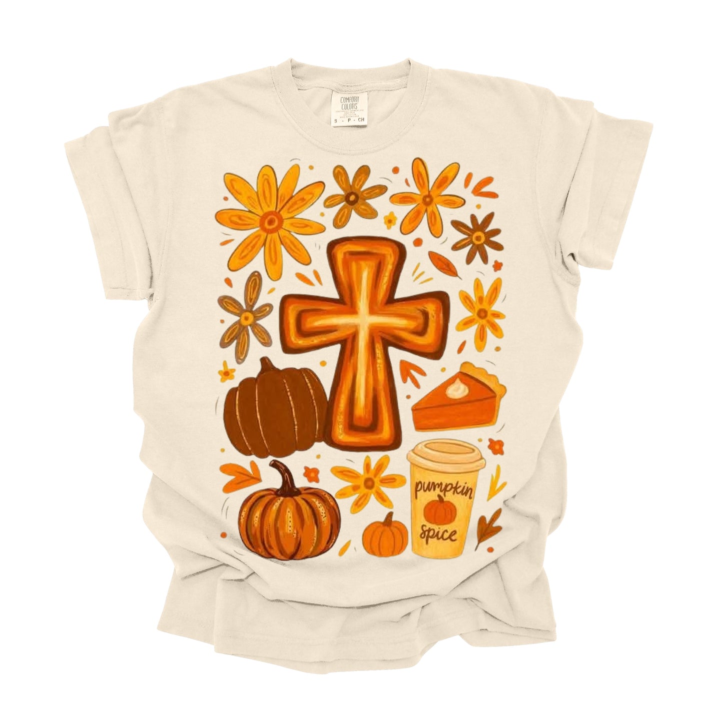 DTF 9 AUTUMN CROSS (DTF TRANSFER ONLY)