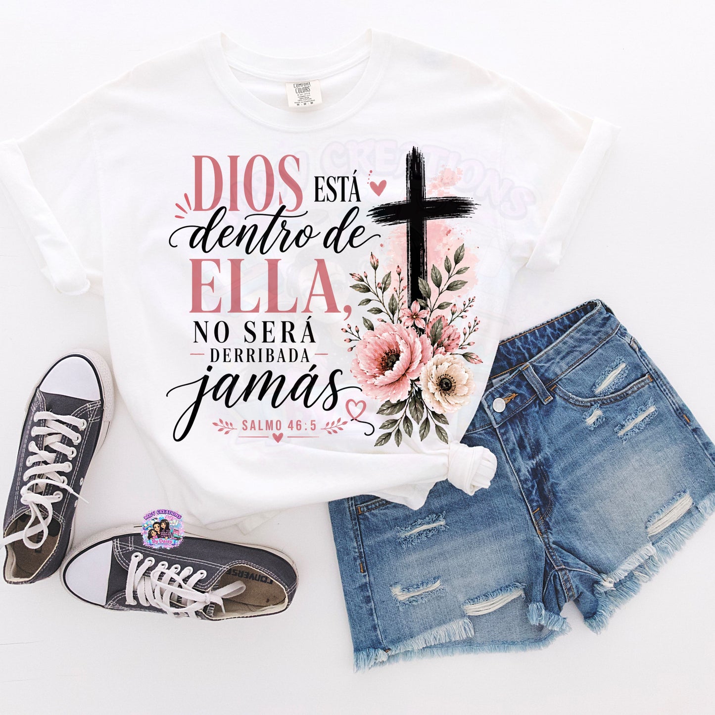 Dios esta dentro de Ella DTF Transfer ONLY