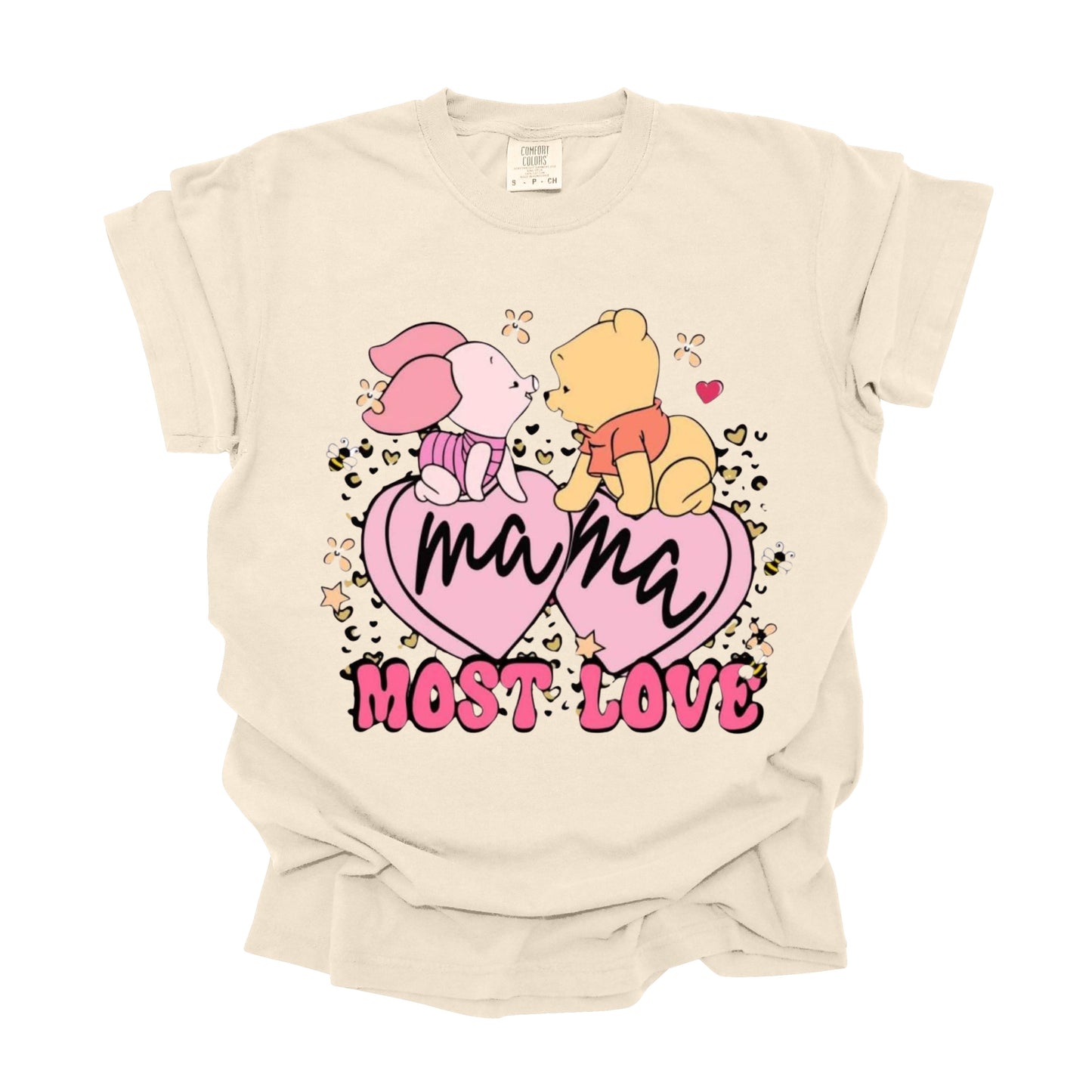 Mama Most Love Pooh (DTF Transfer )