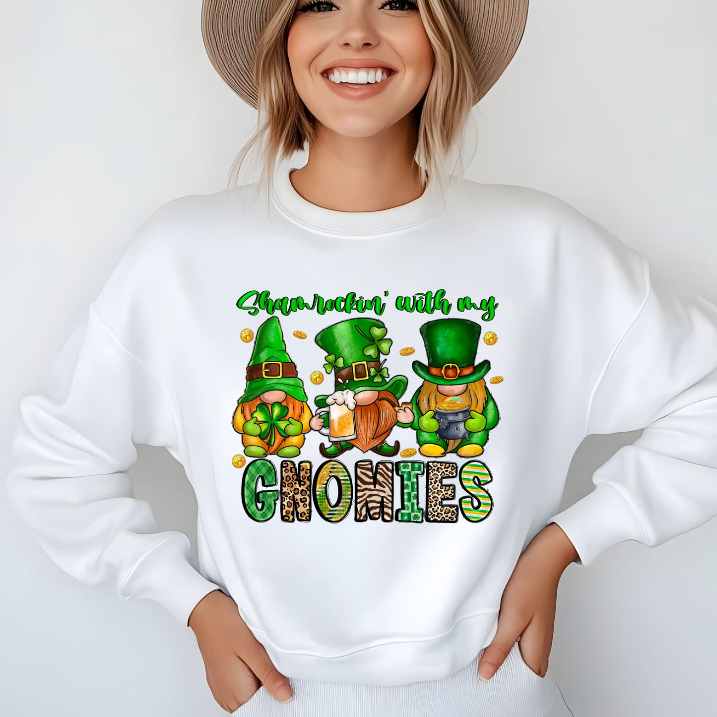 Shamrockin with my Gnomies DTF Transfer